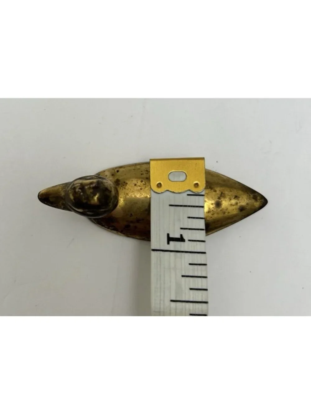 Vintage Solid Brass Mini Duck MCM Mid Century Modern Figurine Minimalist Decor